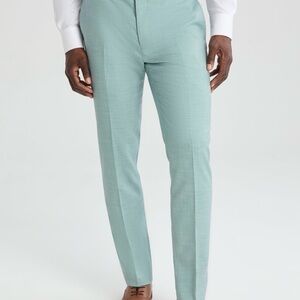 Egara Men's Light Mint Dress Pants